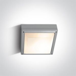 One Light Plafon Superficie  67208/g Gris Ip54