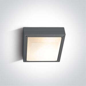 One Light Plafon Superficie  67208/an Antracita Ip54