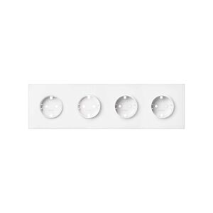 Simon Kit Frontal  100 4 Elementos, 4 Bases 10020401-230 Blanco Mate