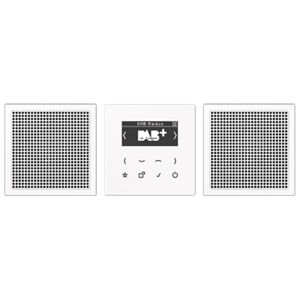 Jung Kit Smart Radio Dab 2 Altavoces  Dabls2ww Serie Ls Blanco Alpino