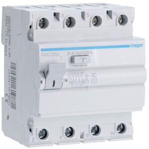 Hager Diferencial  4p 40a 30ma Clase Ac Cdc742j