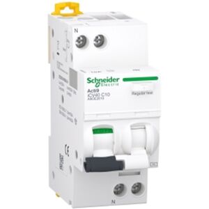 Schneider Electric Interruptor Automatico Diferencial Acti 9 Icv40 1p+n 10a Curva C 30ma Ac Schneider A9de2610