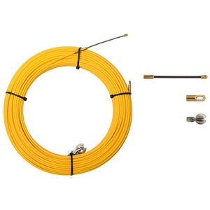 Anguila Pasacables Industrial  30450010 4,5mm 10m Fibra Terminales Intercambiables Amarillo