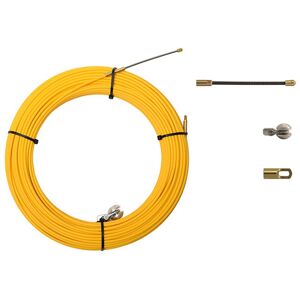 Anguila Pasacables Ind.  30600050 6mm 50m Fibra Term.Intercambiables Amarillo