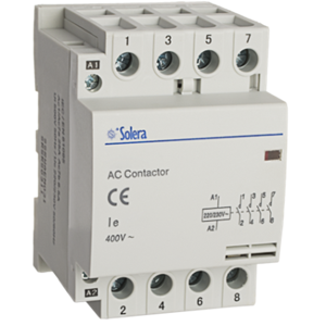 Solera Contactor Modular 4p 25a 3 Modulos  Cm4a25