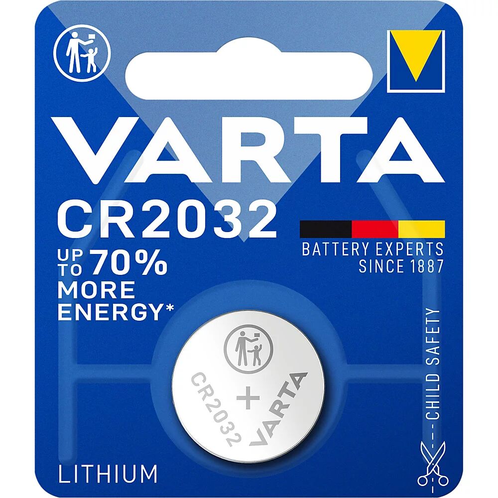 Varta Pila de botón ELECTRONICS, CR2032, a partir de 10 unid.