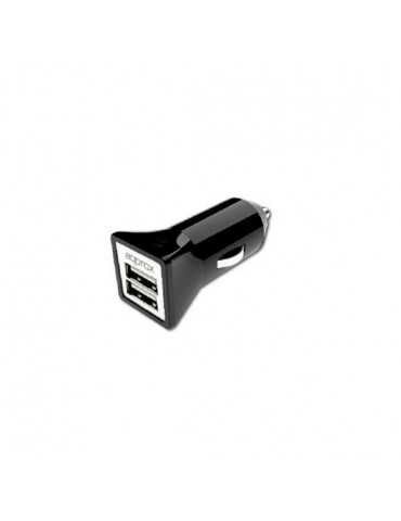 Cargador Coche 2 Usb Approx 3.1A Negro 2Xusb/ 5Vdc/3.1A / P Appusbcar31B