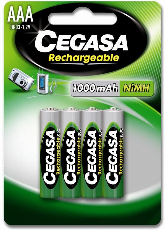 Cegasa Pilas recargables  HR3 4u