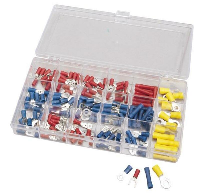 Draper Caja de orejetas eléctricas 150pcs -