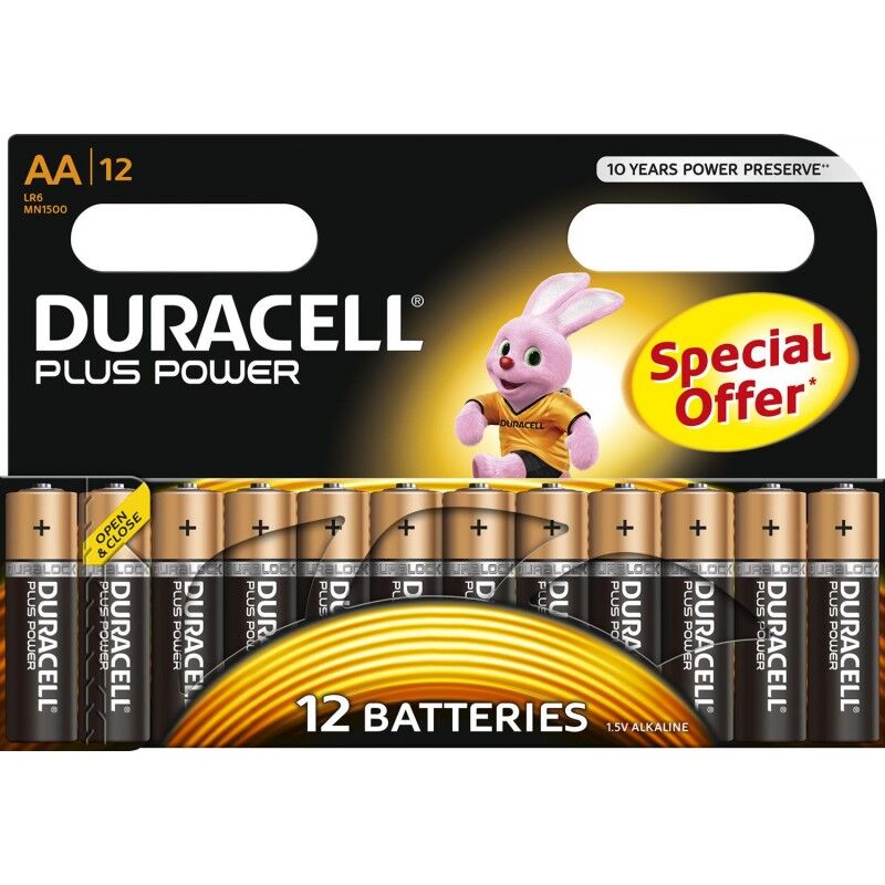 Duracell AA Plus Power 12 kpl Patterit