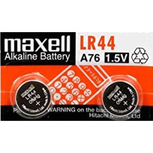 2 Piles LR44 A76 V13GA Maxell Alcaline 15V