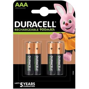 Duracell 4 Piles Rechargeables AAA / HR03 900mAh Duracell