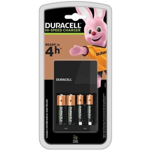 Duracell Chargeur CEF14 4H Duracell avec 2 piles AA et 2 piles AAA