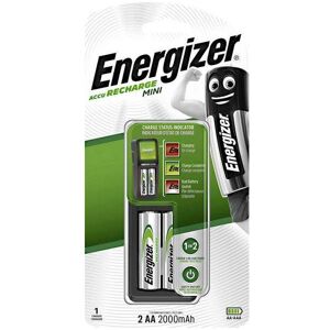 Energizer Chargeur Energizer Mini avec 2 piles AA 2000mAh