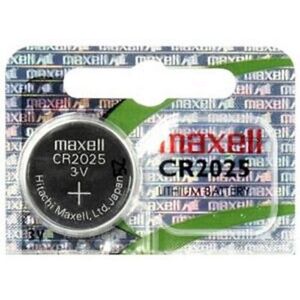 Maxell Pile CR2025 Maxell Bouton Lithium 3V