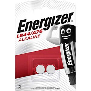 2 Piles LR44 A76 V13GA Energizer Alcaline 15V