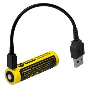 Pile Rechargeable via USB 18650 NiteCore NL1826R 3,6V 2600mAh (Cable non  fourni) - Bestpiles