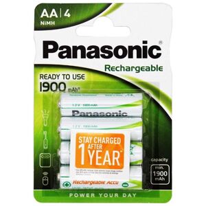 Panasonic 4 Piles Rechargeables AA / HR6 1900mAh Panasonic