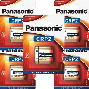 5 Piles CRP2 223 Panasonic Lithium 6V