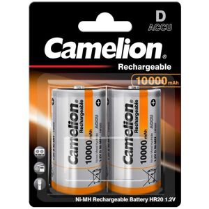 Camelion 2 Piles Rechargeables D / HR20 10000mAh Camelion