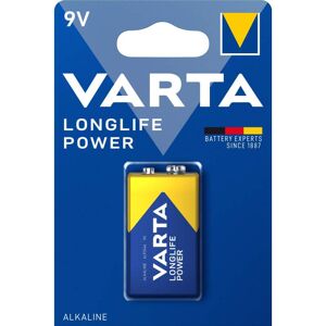 Pile Alcaline 9V 6LR61 Varta LongLife Power