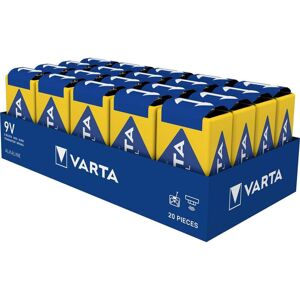 Varta 20 Piles Alcalines 9V / 6LR61 Varta Industrial Pro