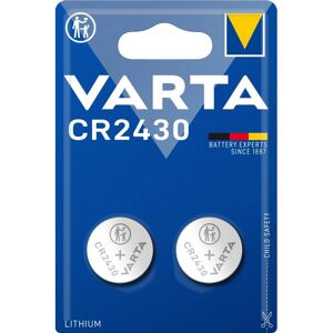 2 Piles CR2430 Varta Bouton Lithium 3V - Publicité