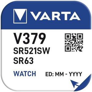 Varta Pile Montre 379 / SR63 / SR521SW / SR521 Varta