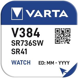 Varta Pile Montre 384 / SR41 / SR41SW Varta