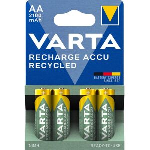 Varta 4 Piles Rechargeables AA / HR6 2100mAh Varta Recycled