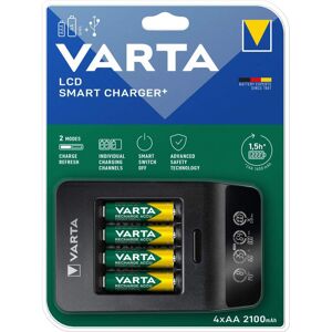 Varta Chargeur Varta LCD Smart Charger+ avec 4 piles AA 2100mAh