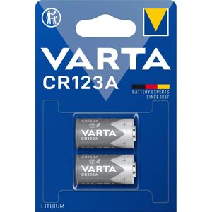 2 Piles CR123A Varta Lithium 3V - Publicité