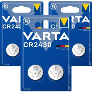 6 Piles CR2430 Varta Bouton Lithium 3V - Publicité