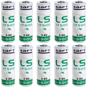 Saft 10 Piles LS17500 Saft Lithium 3,6V
