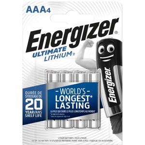 Energizer 4 Piles Lithium AAA / LR03 Energizer Ultimate Lithium