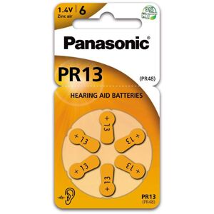 6 Piles Auditives PR13 PR48 Panasonic Hearing Aid