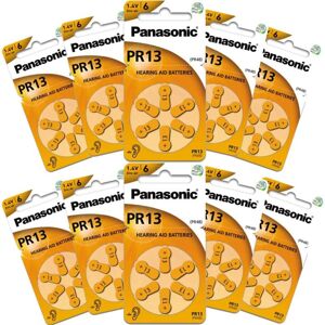 60 Piles Auditives PR13 PR48 Panasonic Hearing Aid