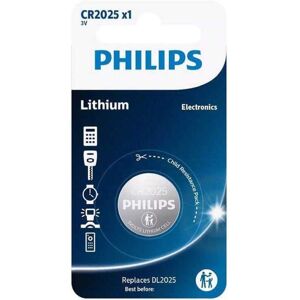 Philips Pile CR2025 / DL2025 Philips Bouton Lithium 3V