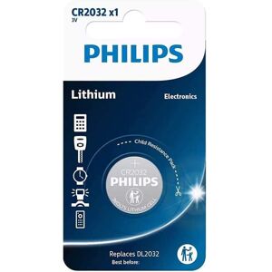 Philips Pile CR2032 / DL2032 Philips Bouton Lithium 3V