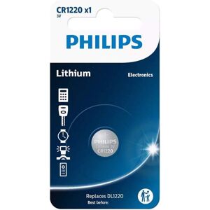 Philips Pile CR1220 / DL1220 Philips Bouton Lithium 3V