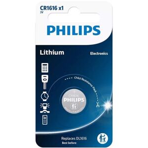Pile CR1616 DL1616 Philips Bouton Lithium 3V