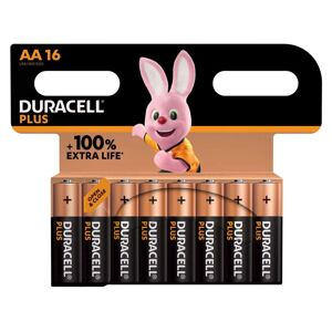Duracell 16 Piles Alcalines AA / LR6 Duracell Plus
