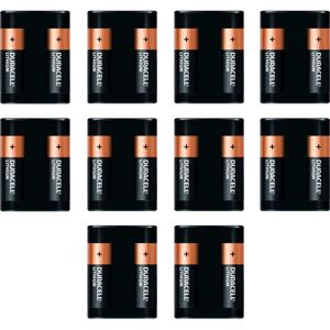 Duracell 10 Piles 2CR5 / 245 Duracell Lithium 6V Bulk