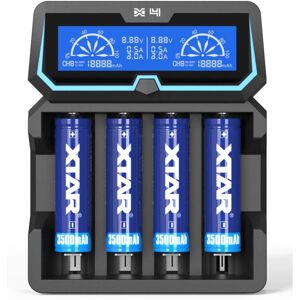 Chargeur de Piles Xtar X4 - Publicité