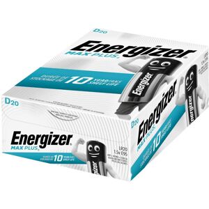 Energizer 20 Piles Alcalines D / LR20 Energizer Max Plus