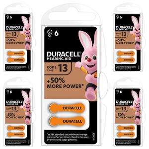 30 Piles Auditives 13 PR48 Duracell Hearing Aid Easy Tab