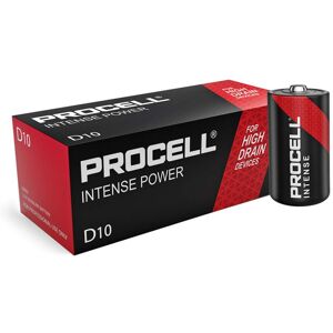 Duracell 10 Piles Alcalines D / LR20 Duracell Procell Intense