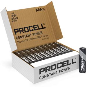 Duracell 100 Piles Alcalines AAA / LR03 Duracell Procell Constant