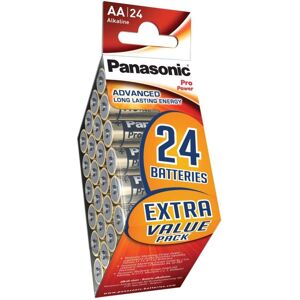 Panasonic 24 Piles Alcalines AA / LR6 Panasonic Pro Power