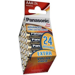 Panasonic 24 Piles Alcalines AAA / LR03 Panasonic Pro Power